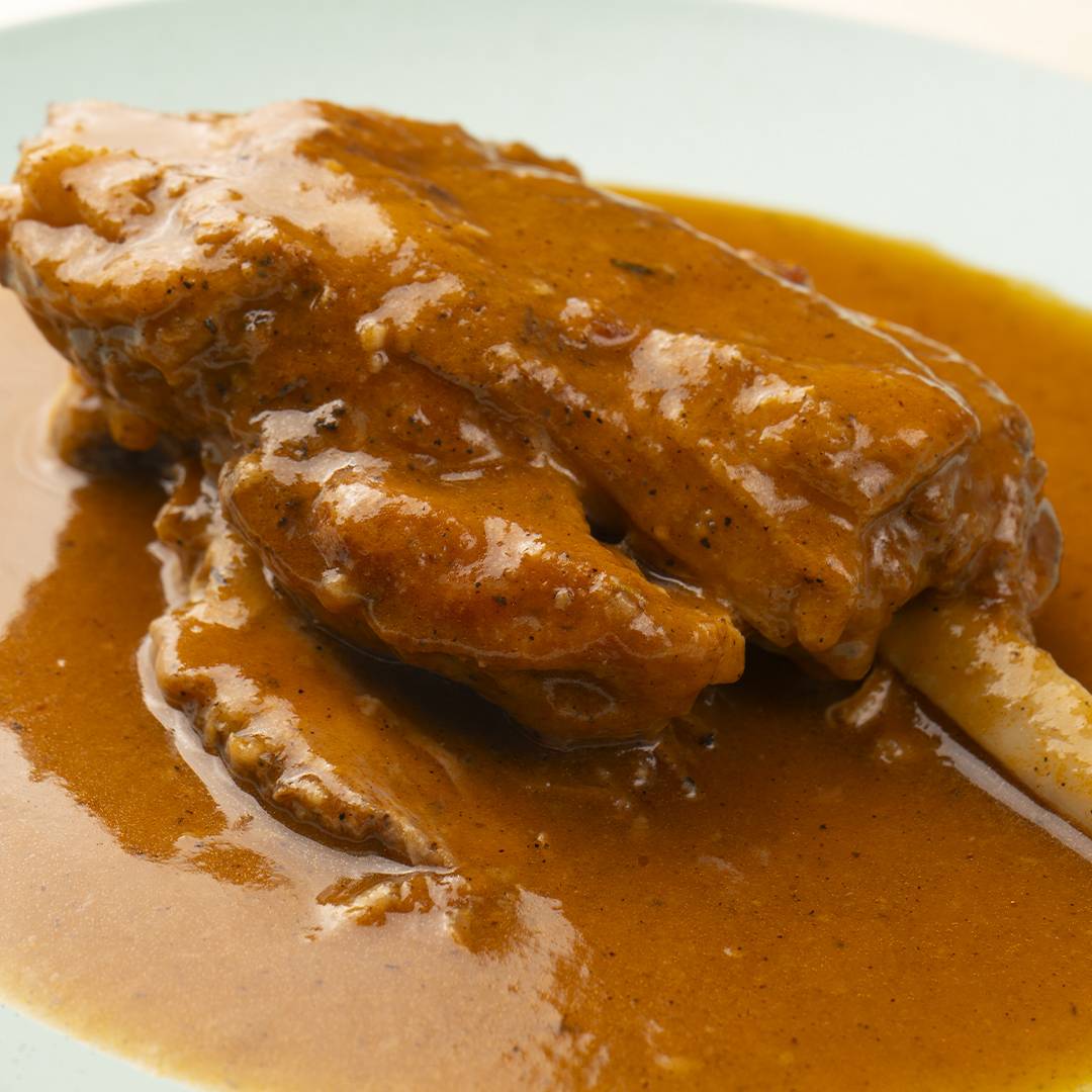 Codillo de cerdo en salsa
